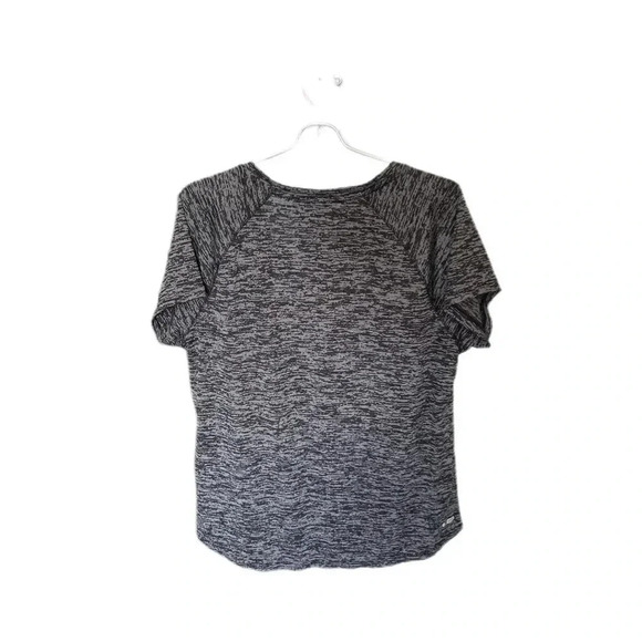 Women’s RBX Active Athletic Workout V Neck X Dri Short Sleeve Shirt Gray Large - Picture 4 of 8